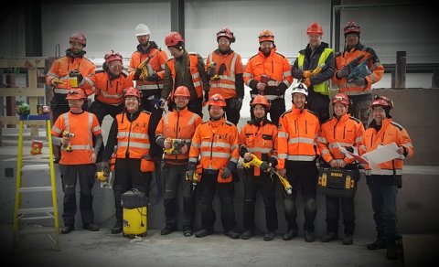 Kraftmiklir starfsmenn á Þeistareykjum