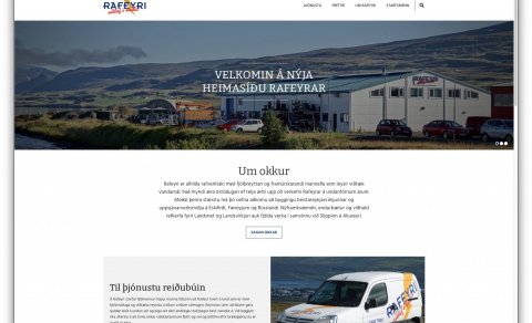 <em>Skjáskot af forsíðu</em>